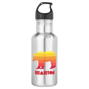 Bremerton Washington Rainbow Bear Edelstahlflasche