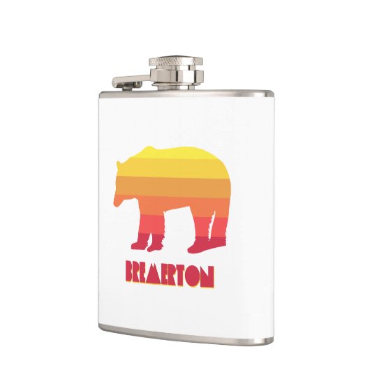 Bremerton Washington Rainbow Bear Flachmann (Links)