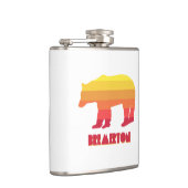 Bremerton Washington Rainbow Bear Flachmann (Rechts)