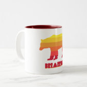 Bremerton Washington Rainbow Bear Zweifarbige Tasse (Vorderseite Links)