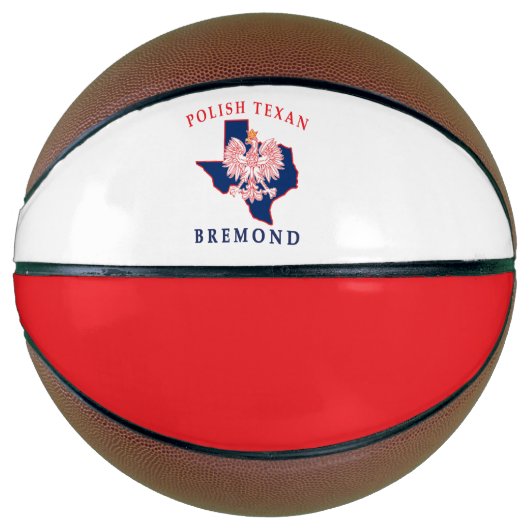 Bremond Polnisch Texan Basketball (Vorderseite)