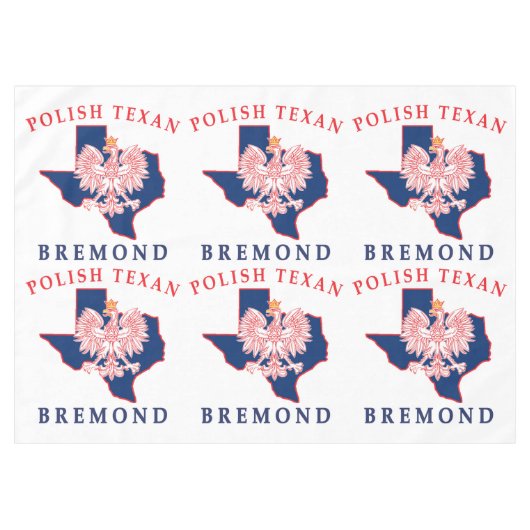 Bremond Polnisch Texan Tischdecke (Vorderseite (Horizontal))