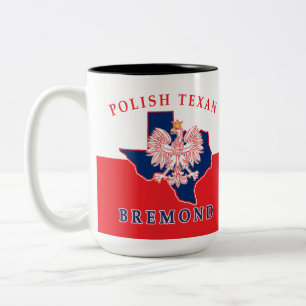 Bremond Polnisch Texan Zweifarbige Tasse