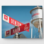 Bremond Texas Fotoplatte (Vorderseite)