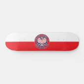 Bremond Texas Polnischer Adler Skateboard (Horizontal)