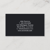 BremsDisc im Schwarzen Visitenkarte (Rückseite)