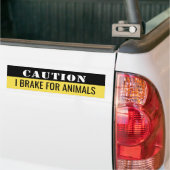 Bremse der Vorsicht I für Tiere veganen Autoaufkleber (Auf Lkw)