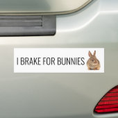 Bremse für Bunnies Autoaufkleber (Auf Auto)
