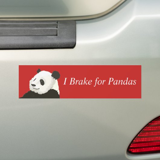 Bremse für Pandas-Autoaufkleber Autoaufkleber (Auf Auto)