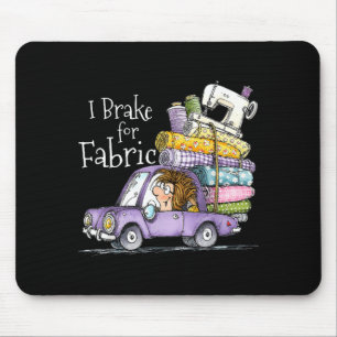 Bremse für Stoff Lustig Süße Auto Quilten Nähen Mousepad