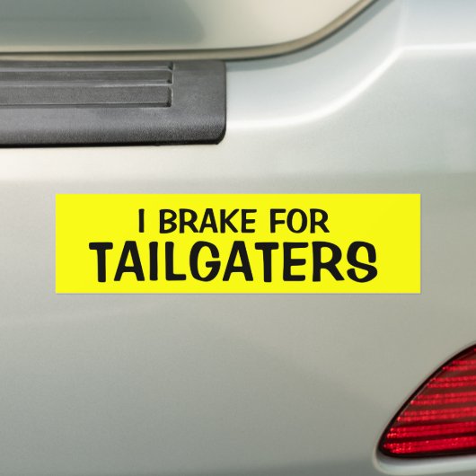 Bremse für Tailgaters Autoaufkleber (Auf Auto)