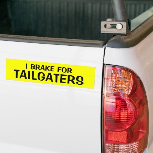 Bremse für Tailgaters Autoaufkleber (Auf Lkw)