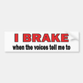 Bremse (Stimmen) Autoaufkleber (Vorne)