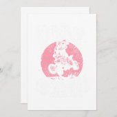 Bremse wie ein Vierrad-Mädchen Einladung (Vorne/Hinten)