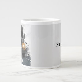 Bremse zum Thema Kaffeewagen Jumbo-Tasse