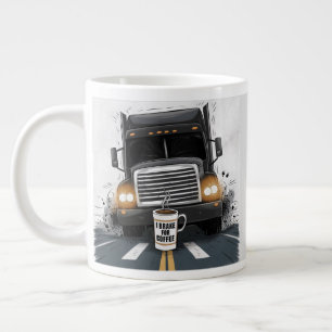 Bremse zum Thema Kaffeewagen Jumbo-Tasse