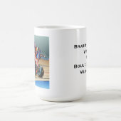 Bremsen sind für Wimps! Bouldervelodrome-Tasse Kaffeetasse (Mittel)