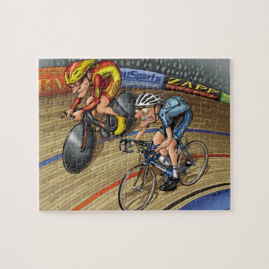 "Bremsen sind für Wimps" Puzzlespiel Puzzle (Horizontal)