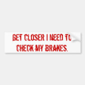 BremsKaro Autoaufkleber (Vorne)