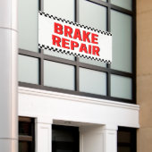 Bremsreparatur Automobilgeschäft Weißes Großbanner Banner (Äußeres Gebäude)