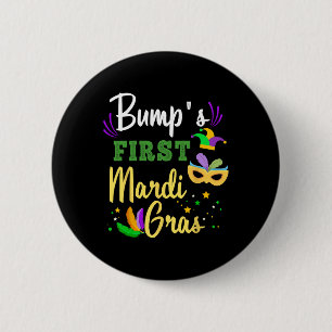 Brems's First Mardi Gras Schwangerschaft New Orlea Button