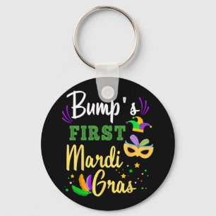 Brems's First Mardi Gras Schwangerschaft New Orlea Schlüsselanhänger
