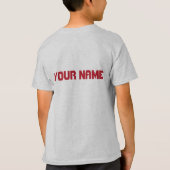 Bremsung ROLLER-EVOLUTIONS-Tritt scoot KinderT - T-Shirt (Rückseite)