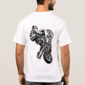 Bremsungs-Motorrad-Shirts des Frosches T-Shirt (Rückseite)