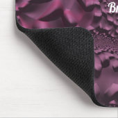 BRENDA ~ 3D rosa und Lila Mousepad (Ecke)