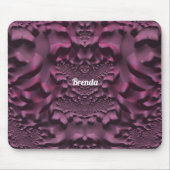 BRENDA ~ 3D rosa und Lila Mousepad (Vorne)