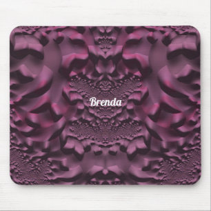 BRENDA ~ 3D rosa und Lila Mousepad