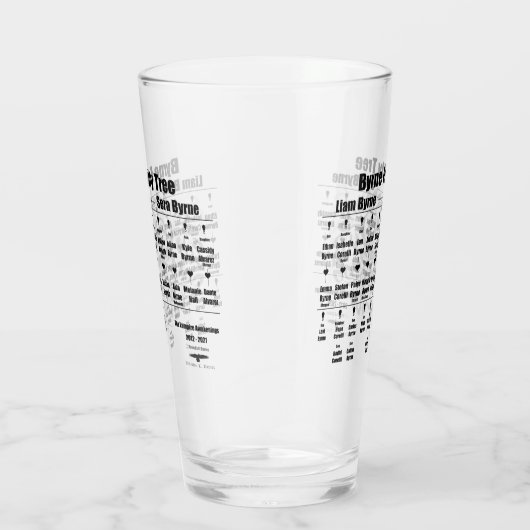 Brenda K Davies Vampire Awakenings Family Tree Glas (Rechts)