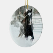 Brenda Lee-laufende Winterverzierung Keramik Ornament (Rechts)