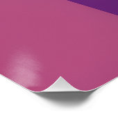 Brenda Queen Rainbow Niedlich Black Melanin Afro Poster (Ecke)