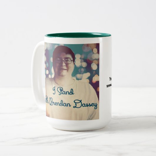 Brendan Talks Tasse (Vorderseite Links)