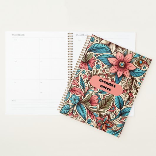 Brenda's Notes floral Planer (Anzeige)