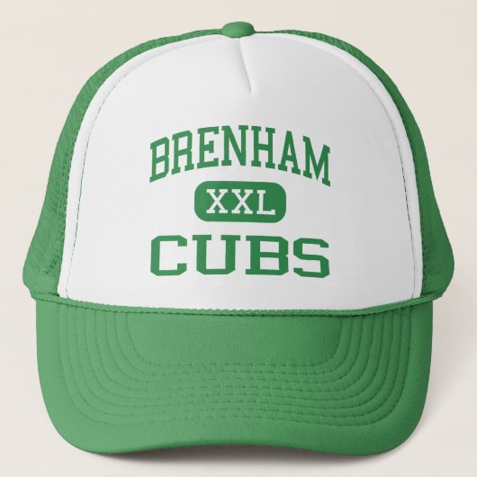 Brenham - CUB - Highschool - Brenham Texas Truckerkappe (Vorderseite)