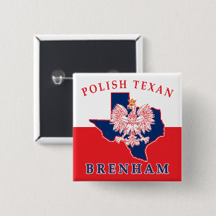 Brenham Polnisch Texan Button