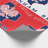 Brenham Polnisch Texan Geschenkpapier (Ecke)