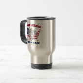 Brenham Texas Polnischer Amerikaner Reisebecher (Vorderseite Links)