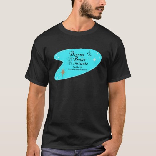 Brenna Ballet Institute 2022 T - Shirt im Retro-St (Vorderseite)