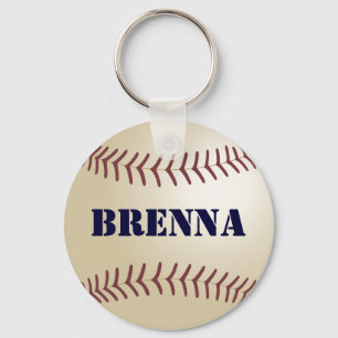 Brenna Baseball-Schlüsselanhänger durch 369MyNam Schlüsselanhänger