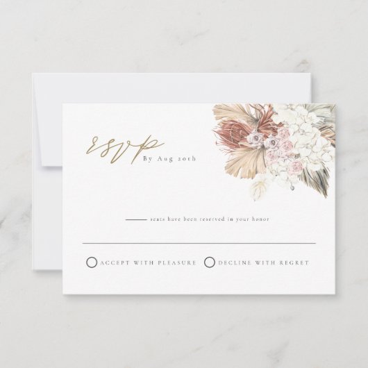 BRENNA Bohemisch Tropical Palm Boho UAWG Postcard Einladung (Vorderseite)