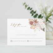 BRENNA Bohemisch Tropical Palm Boho UAWG Postcard Einladung (Stehend Vorderseite)