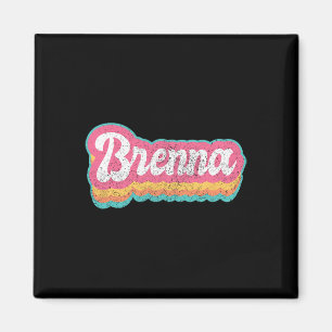 Brenna Vorname Mädchen Vintage 70er 80er Personali Magnet