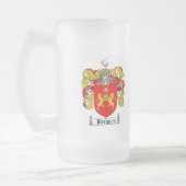 BRENNAN FAMILIENWAPPEN - BRENNAN WAPPEN MATTGLAS BIERGLAS (Links)