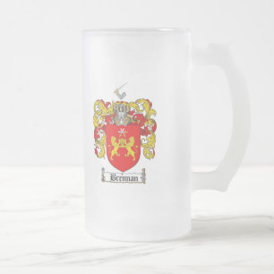 BRENNAN FAMILIENWAPPEN - BRENNAN WAPPEN MATTGLAS BIERGLAS