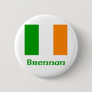Brennan Iren-Flagge Button