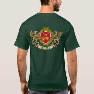 Brennan Irish Shield & Griffins Personalisiert T-Shirt