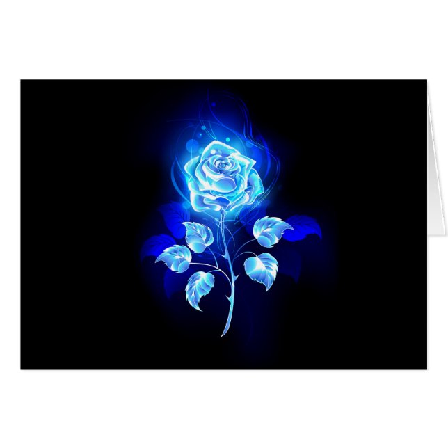 Brennen der blauen Rose (Vorderseite (Horizontal))